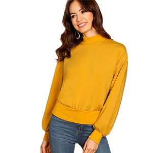 Sweatshirt Women 2018 Streetwear Autumn Elegant Plain Minimalist Sweatshirts - Image 6