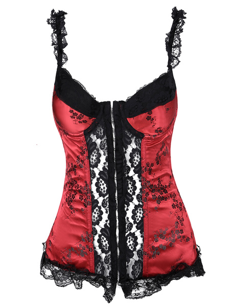 Lace Corsets And Panty Set