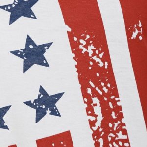 American Flag Cold Shoulder Top - Image 3