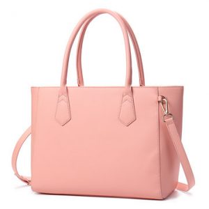 Women Casual Shopping Multifunction Handbag Solid Shoulder Bag - Image 13