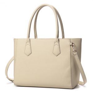 Women Casual Shopping Multifunction Handbag Solid Shoulder Bag - Image 14