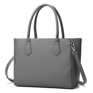 Women Casual Shopping Multifunction Handbag Solid Shoulder Bag - Image 15