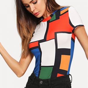 Women Raglan Sleeve Slim Fit Pullovers T-shirt - Image 3