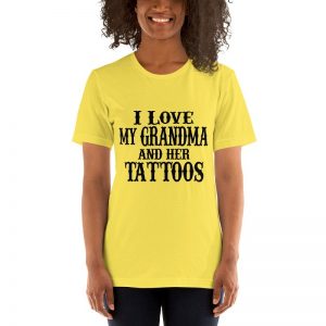 I love my Grandma and her tattos short sleeve t-shirt - Image 10