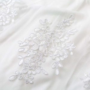 Elegant Embroidery Lace Midi Dress - Image 11
