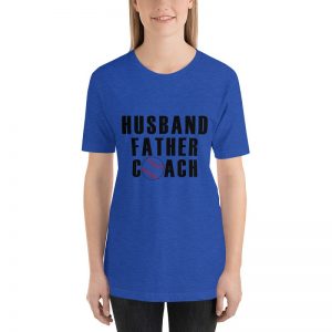 Husband father coach-baseball short sleeve t-shirt - Image 5