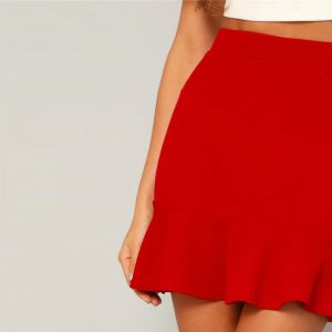 Womens High Waist High Street Sheath Mini Skirt - Image 5