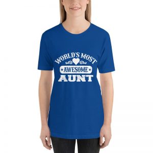 World's most awesome aunt short sleeve t-shirt - Image 7