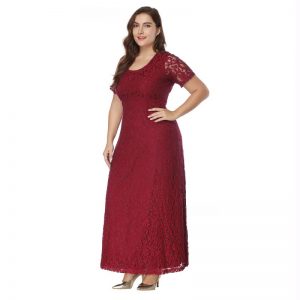 Elegant plus size evening party maxi long Dress - Image 4