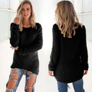 Long Sleeve Loose Fitting Sweater