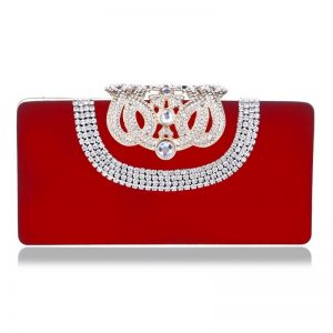 Mini Crown Metal Crystal Clutch