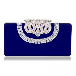 Mini Crown Metal Crystal Clutch - Image 2