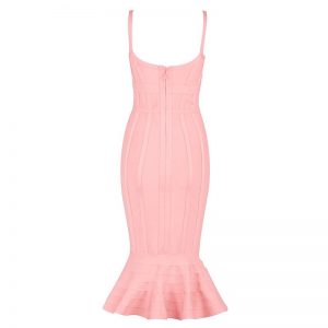 Sexy Mid-Calf Fishtail Club Party Dress - Image 4