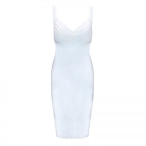 Sexy Spaghetti Strap Knitted Party Dress - Image 3