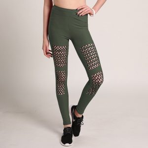 Cut Out Running Gym Sports Leggings - Image 3