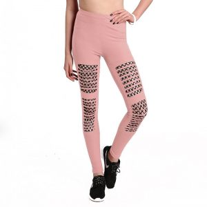 Cut Out Running Gym Sports Leggings - Image 4