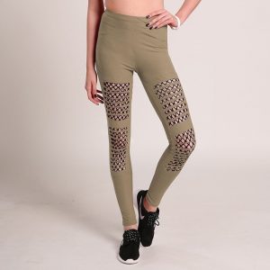 Cut Out Running Gym Sports Leggings - Image 5