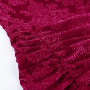 Sexy Velvet Floral Print Elegant Mini Party Dresses - Image 11