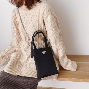 Daily Casual Oxford Cloth Cross body Shopping Totes Bag - Image 2