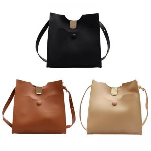 Simple Clutch for Hiking and Travel PU Leather Crossbody Handbag - Image 4