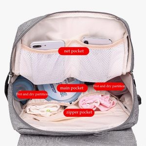 Waterproof Travel Nursing Diaper Maternity Nappy Baby Care Bakcpack - Image 3