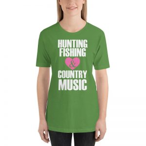 Hunting Fishing Country Music Unisex Short Sleeve T-Shirts - Image 2