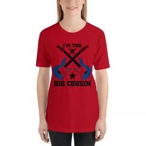Im the big cousin Unisex Short Sleeve T-Shirts - Image 2
