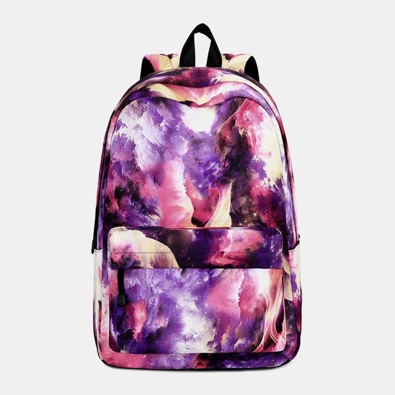 Large Capacity Galaxy Waterproof Backpack School Bag