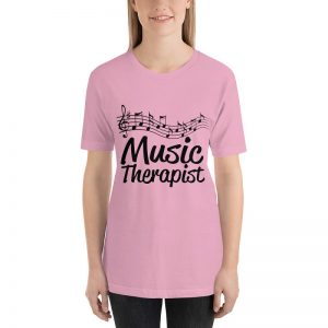 Music therapist Unisex Short Sleeve T-Shirts - Image 3