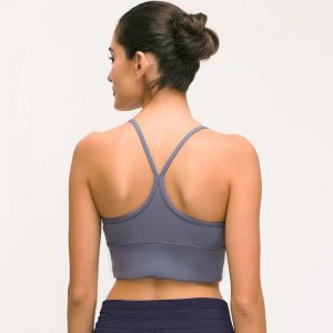 Soft Naked-feel Fabric Yoga Fitness Crop Tops - Image 3