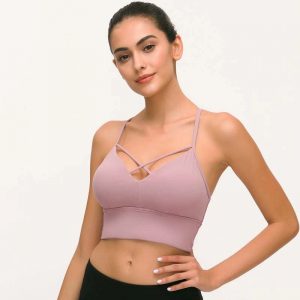 Soft Naked-feel Fabric Yoga Fitness Crop Tops - Image 6