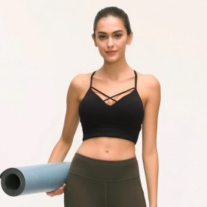 Soft Naked-feel Fabric Yoga Fitness Crop Tops - Image 4