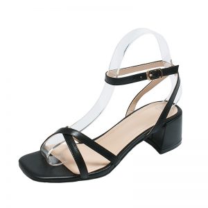 Cross Strap Office Open Toe Sandals - Image 9