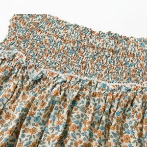 Bohemian Floral Print High Waist Short Skirts - Image 6
