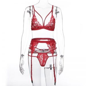 Bralette Lace Brief Intimates Lingerie Set - Image 4