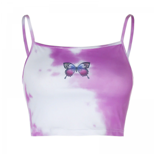 Butterfly Tie Dye Print Camis Top - Image 2