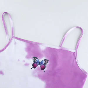 Butterfly Tie Dye Print Camis Top - Image 3