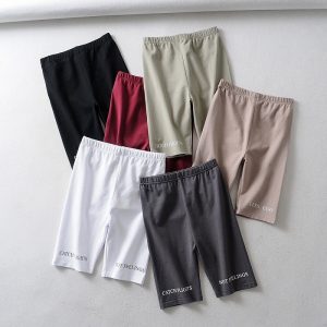 Casual Cotton High Waist Shorts Pants