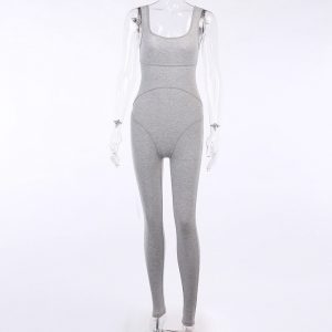 Fitness Sportswear Sleeveless Casual One Pieces Suit - Image 9