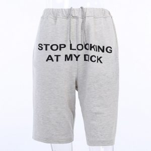 Hip Hop Funny Sweatpants Shorts - Image 4
