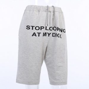 Hip Hop Funny Sweatpants Shorts - Image 5