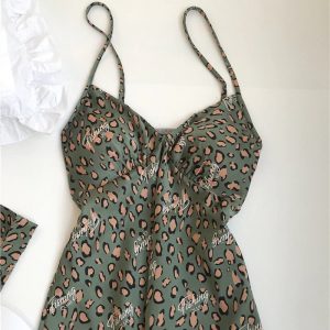 Leopard Printing Sleepwear 3 Pieces Set - Image 4