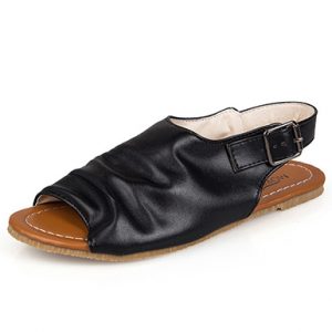 Ruched Mules - Ankle Straps and Buckles - Image 5