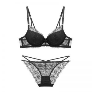 Lace Push Up Deep V Bra Sets - Image 7