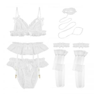Stocking Garter Lace Bra Set - Image 7