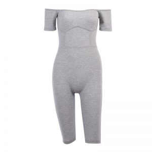 Solid Fashion Elastic Outfit Casual Skinny Playsuit - Image 2