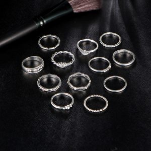 Vintage Boho Knuckle Party Rings Punk Jewelry Gift - Image 11
