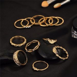 Vintage Boho Knuckle Party Rings Punk Jewelry Gift - Image 7