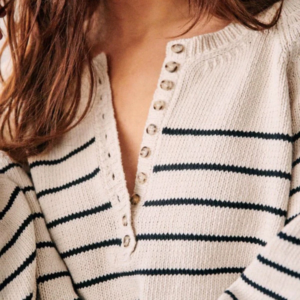Button Oversize Pullover Sweater - Image 3
