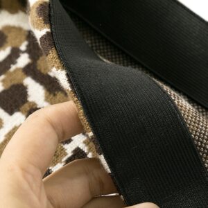 Fashion Retro Elastic High Waist Leopard Knitted Street Wear Short Skirt - Image 5